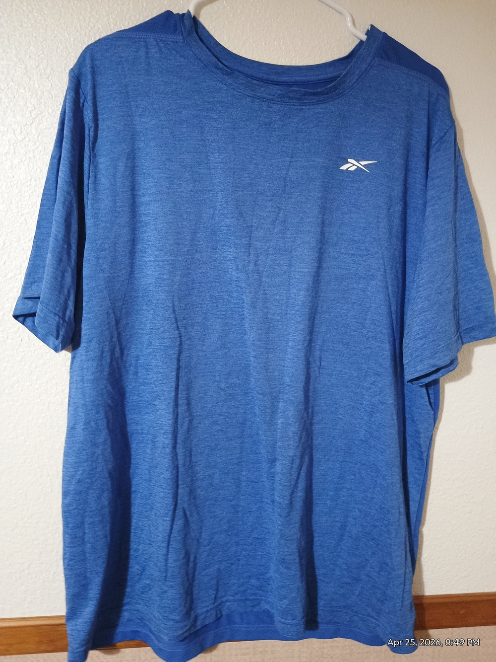 Reebok Men's Blue Performance Tee